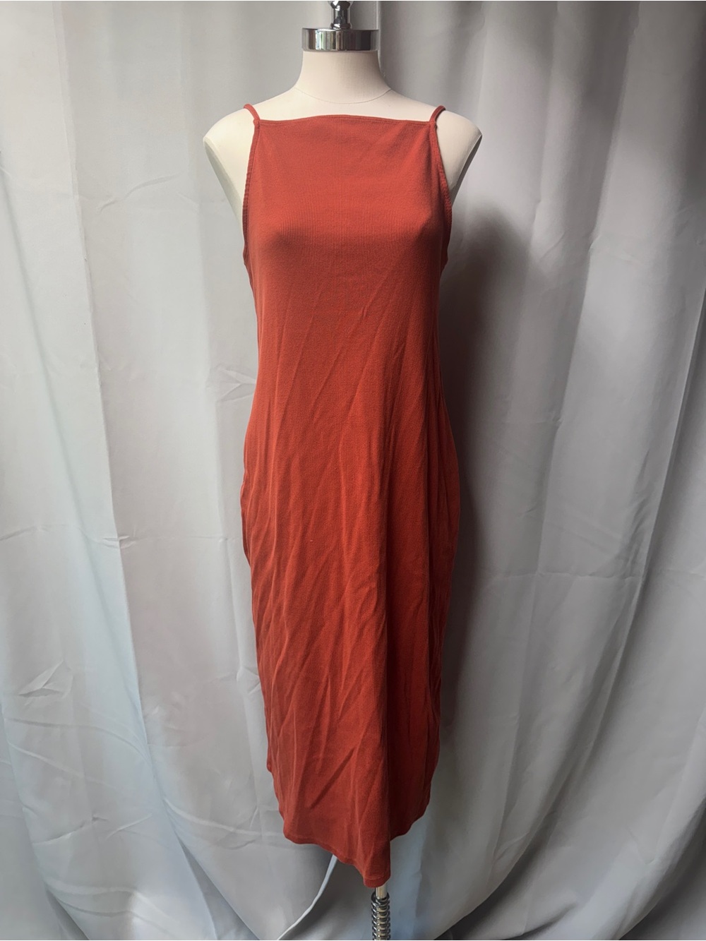 Old Navy Rust Orange Maxi  Dress
